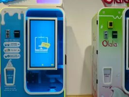 Internal mechanical and intelligent system of ice cream vending machine